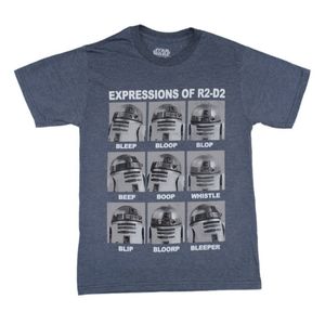 Star Wars Short- The Many expressions of R2-D2 men's XL